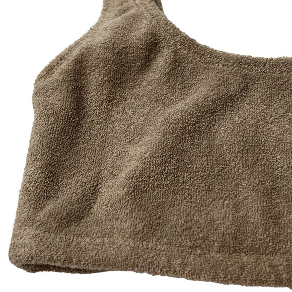 SKIMS Terry Toweling Scoop Bralette  Desert XS - Picture 5 of 9